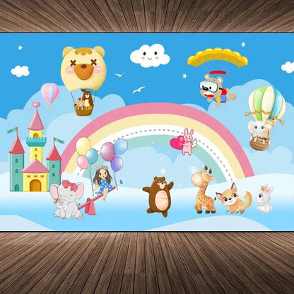 115X72cm Self Adhesive Wallpaper Mural ABDL Living Room Bedroom Bedside Cute Cartoon Anime Background Wall Decoration Sticker