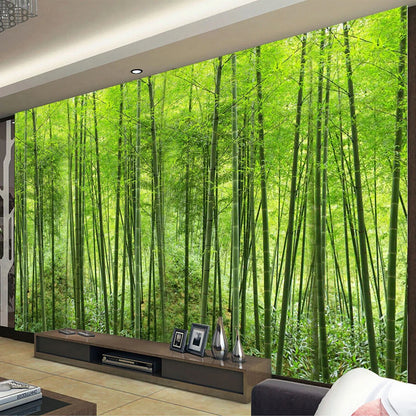 Custom Photo Wallpaper Bamboo Forest Art Wall Painting Living Room TV Background Mural Home Decor Wallpaper Papel De Parede 3D