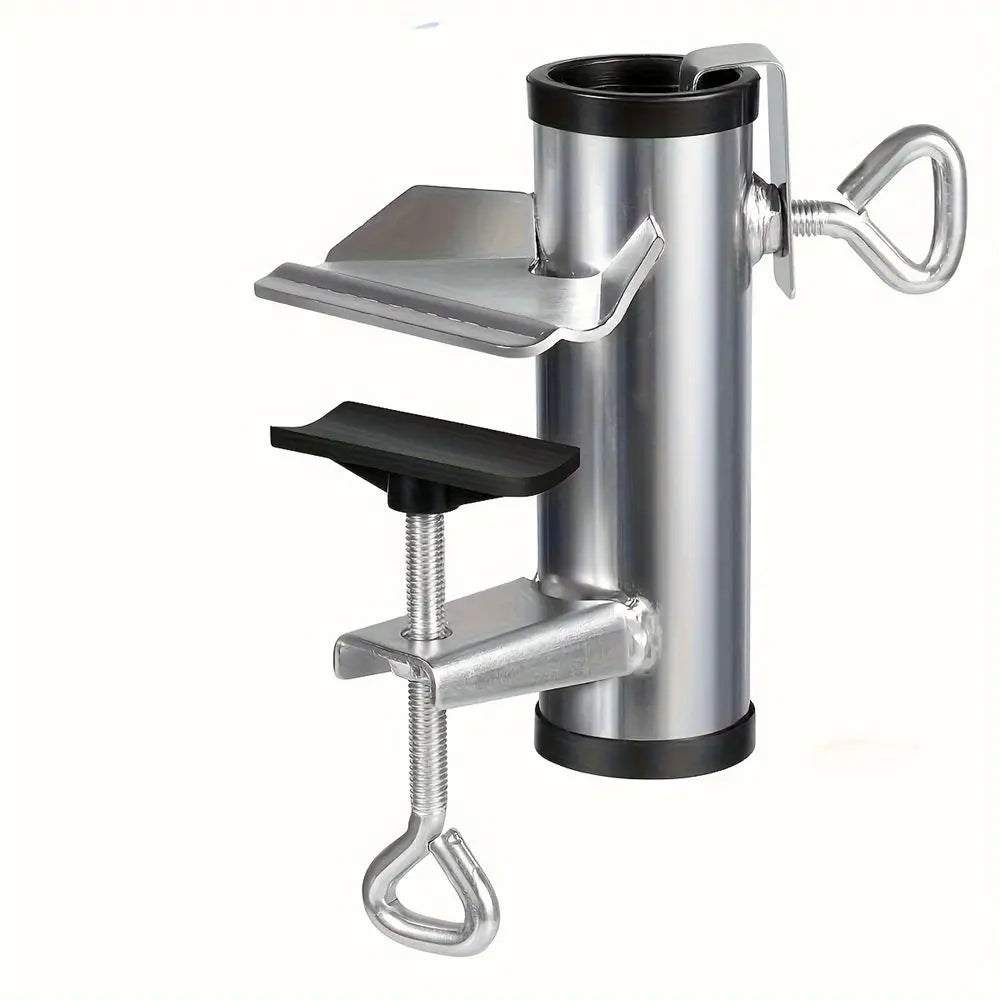1pcs Outdoor Terrace Umbrella Clip Deck Bench Partner Frame Fixed Clip Railing Boat Pole Fence Wild Dining Table Fixed Fixture