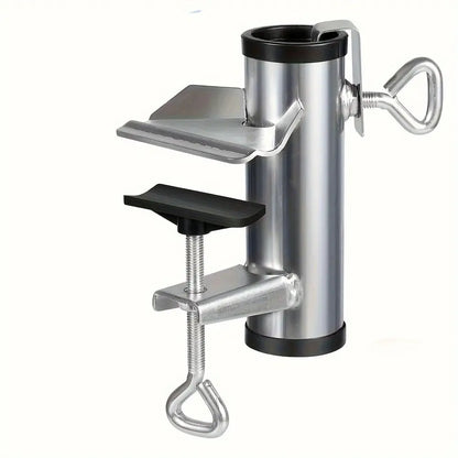 1pcs Outdoor Terrace Umbrella Clip Deck Bench Partner Frame Fixed Clip Railing Boat Pole Fence Wild Dining Table Fixed Fixture