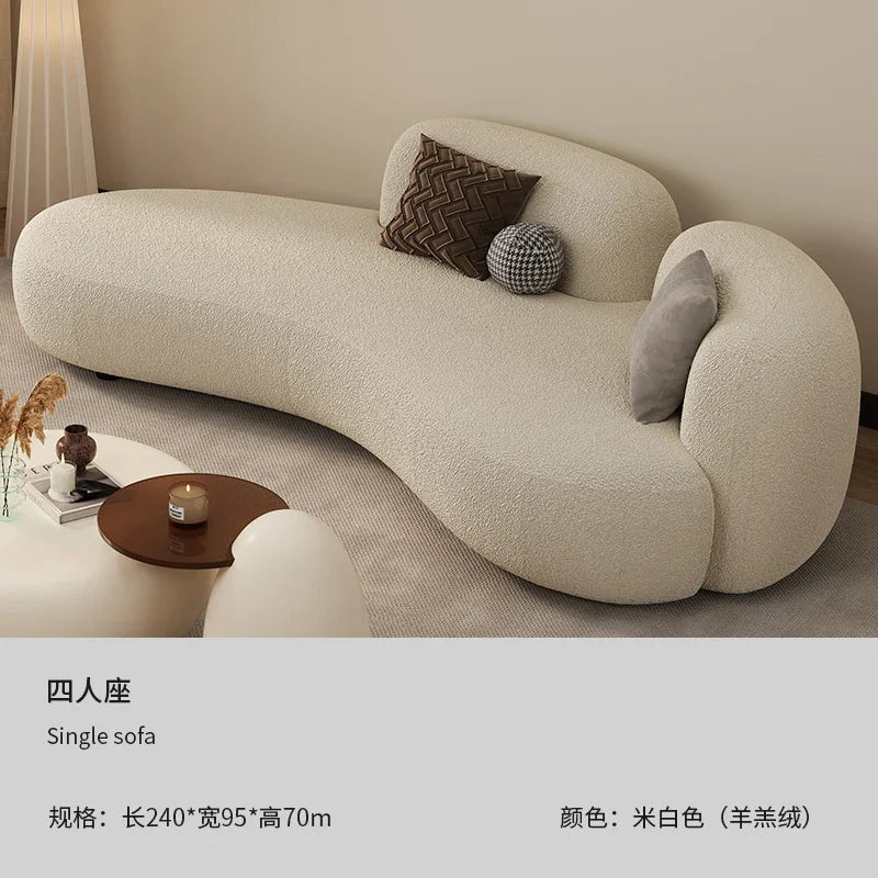 Luxurious Lazy Elastico Living Room Sofa Modern Nordic Design Single Floor Sofa Perfect Reading Stylish Hall Mueble Furniture
