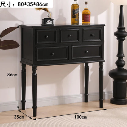 Unique Rustic Console Table Industrial Storage Retro French Console Table Aesthetic Trendy Tavolo Consolle Room Furniture