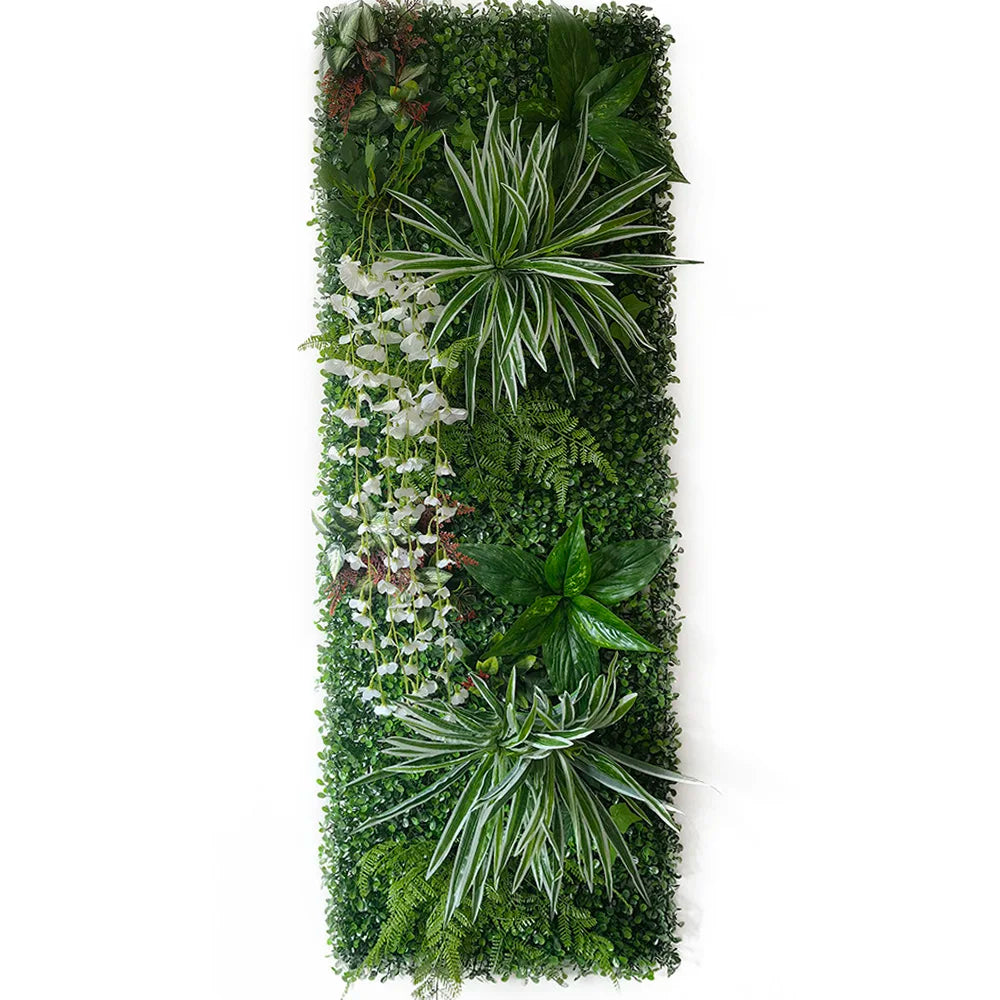 HUA TIAN 40*120CM Artificial Plant Turf Grass Moss Subtropical Plant Decoration Home Fake Wall Panel Lawn Garden Decoration