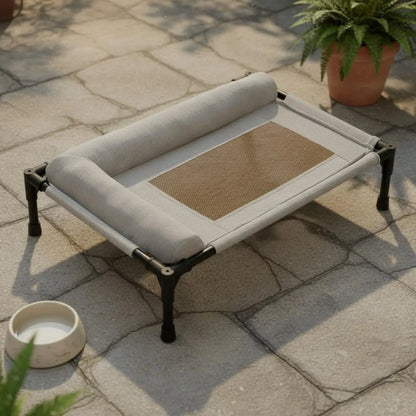 Elevated Pet Bed All-Sekkon Use Raised Dog and Cat Bed Pet Cot Moisture-Resistant Easy to Clean for Dogs, Travel, Patio