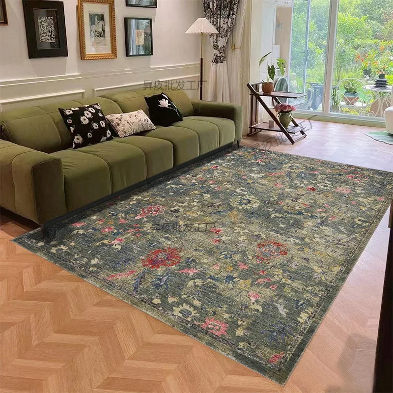 Bohemian-Style Outdoor Carpet for Anti-Mold Moisture-Proof and Dirt-Proof Summer Terrace Camping Mats Home Decoration Rugs