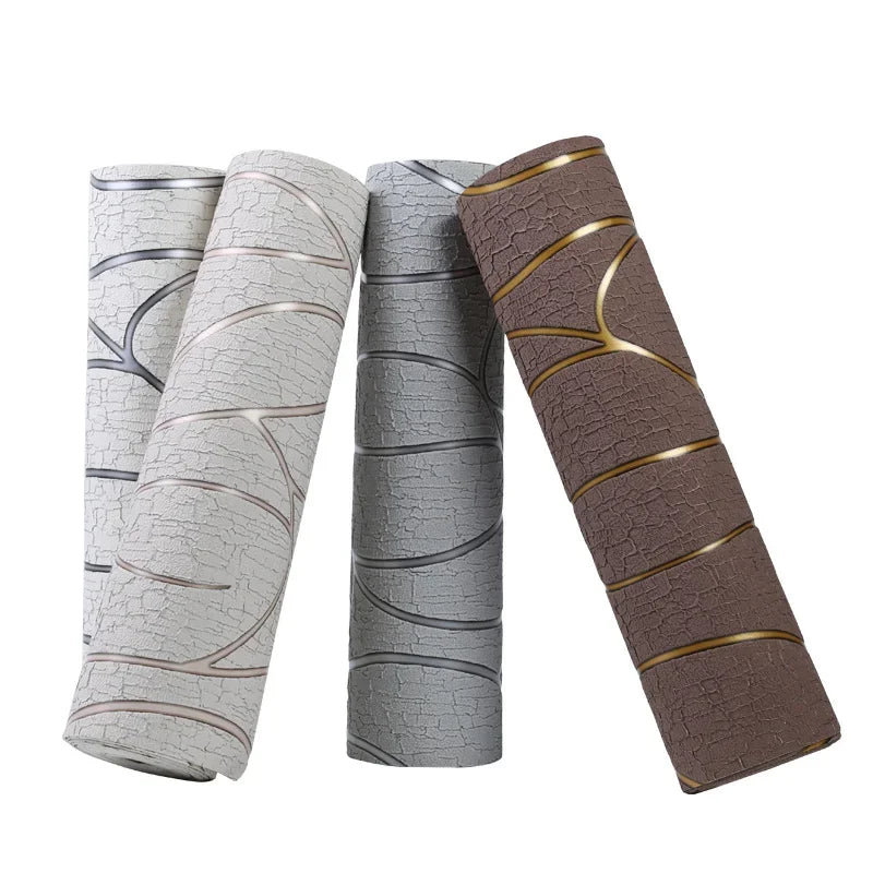3D Wallpaper Modern Simple Non-Woven Wallpaper 3D Living Room TV Bedroom Background Wall Home Decor Papel De Parede 3D Paisagem