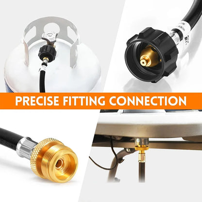 6FT Propane Hose Propane Adapter Hose Converter Propane Tank Hose Suitable for BBQ Grills Blackstone Griddles Coleman Stoves