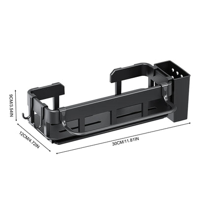 Kitchen Sink Organizer Rack Stainless Steel Drainage Storage Shelf For Cleaning Tools