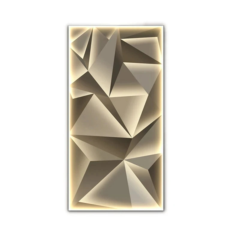 Entrance Decorative Wall Painting Lamp Living Room Background Wall Light Luxury Mural Light Corridor Hanging Abstract Painting