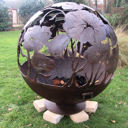 Hot Sell Outdoor Carbon Steel Fire Pits ,steel Sphere Fire Pits