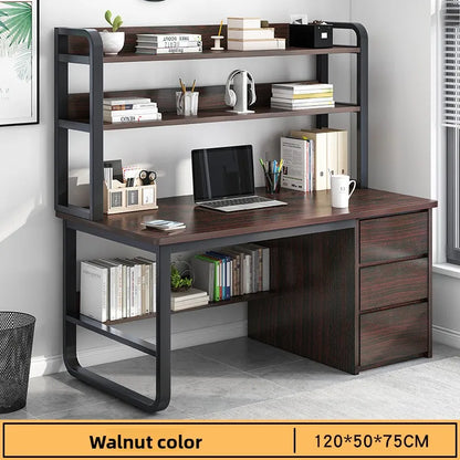 Desk Desktop Computer Desk Simple Home Desk Student Bedroom Bookshelf Integrated Writing Desk