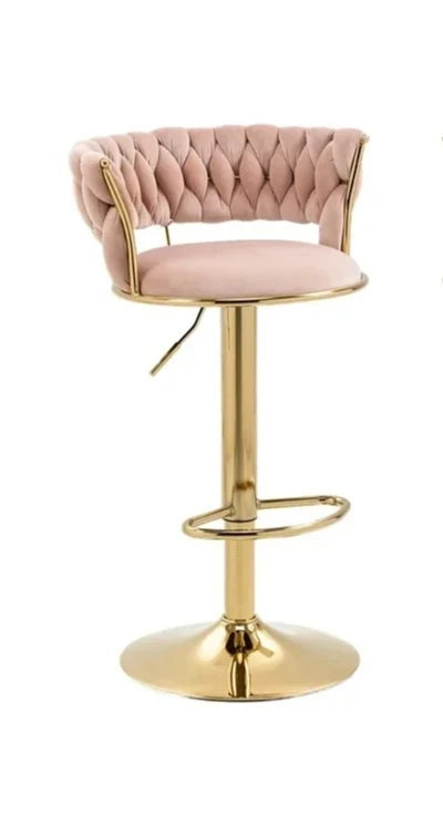 Modern Gold Legs Bar Stools Adjustable Height Italian Minimalist Bar Stools Ergonomic Designer Mama Sandalyesi Kitchen Furniture