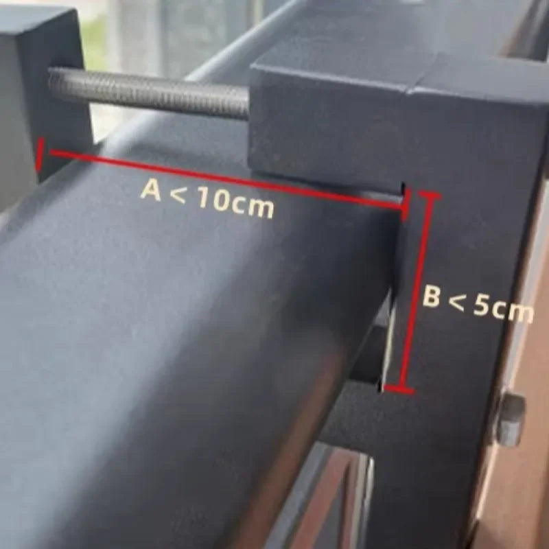 Metal Tube Fixation Plastic Imitation Wood Outdoor Tables Modern Simple Balcony Hanging Table Railing Folding Outdoor Furniture