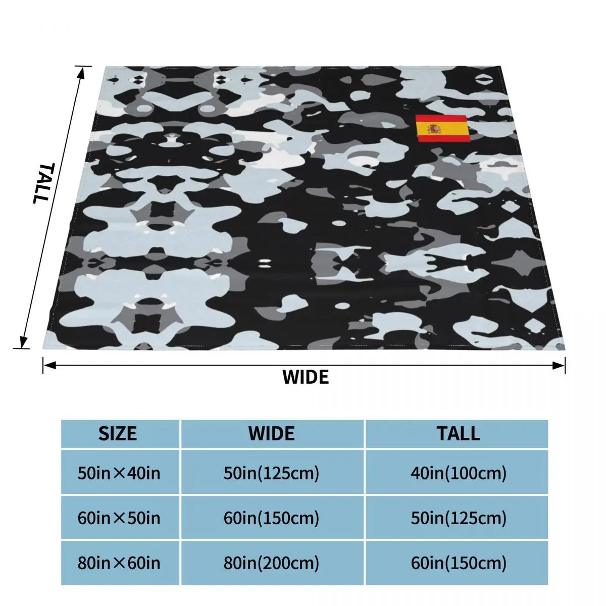 Multicam Knitted Blankets Camouflage Military Flannel Throw Blanket Bed Sofa Decoration Lightweight Bedspreads