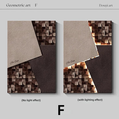 Modern Living Room Decoration Painting Minimalist Abstract Three-dimensional Sandstone Entrance Hanging Painting Sofa Background