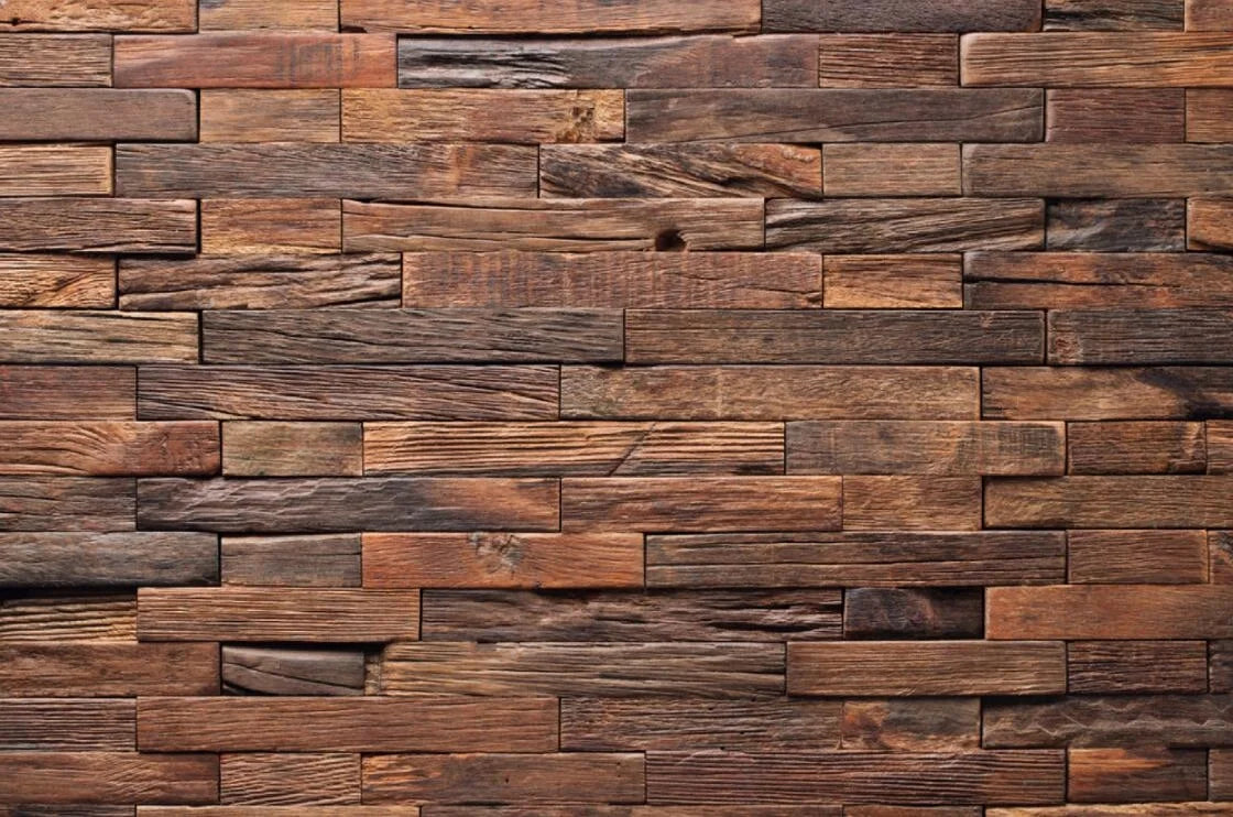 Custom wall paper 3D mural dark retro nostalgic wood stripe background wall photo living room bedroom TV background wallpaper
