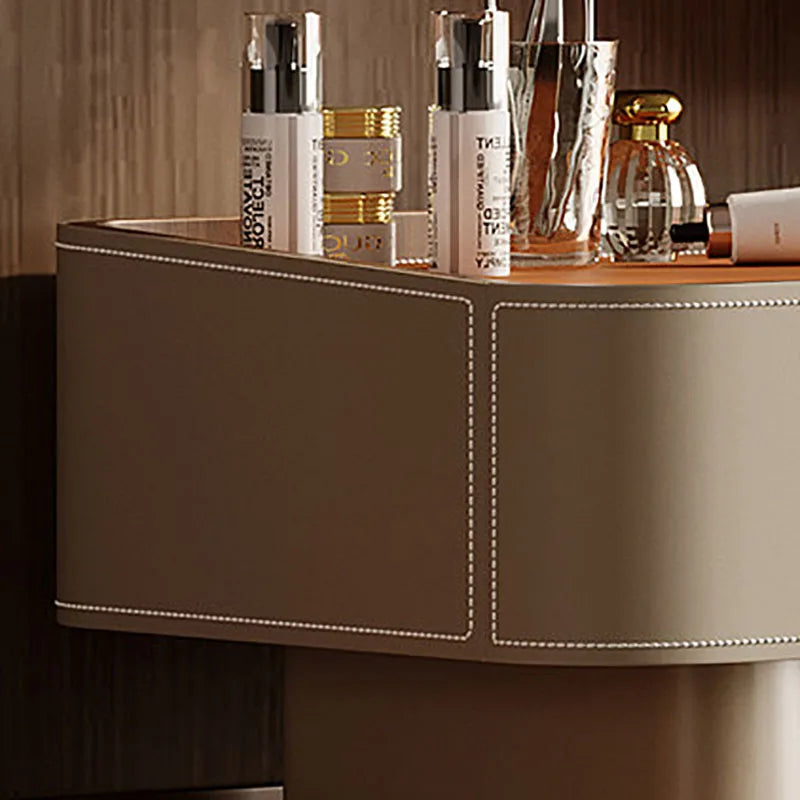 Cream Style Italian Dressers Space Saving Vintage Premium Aesthetic Dressing Tables Unique Design Vaniti Bedroom Furniture