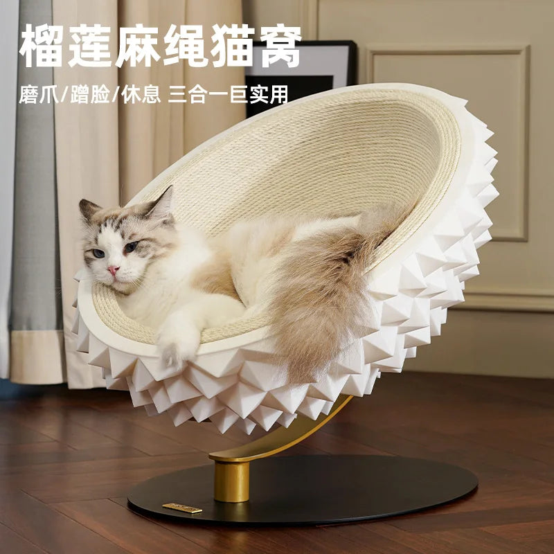 Big durian shaped pet bed, non enclosed four season sofa