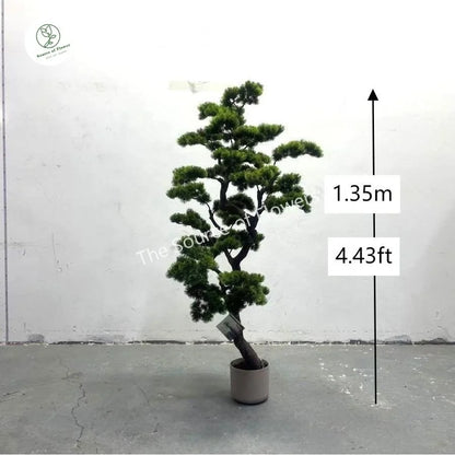 Artificial Cedar Pine Tree Indoor Outdoor Artificial Plant Fake Evergreen Tree for Garden Landscaping Home Decor