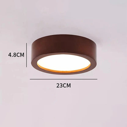 Nordic Living Room Ceiling Lamps Solid Wood Corridor  LED Lamp apanese style  Entrance Balcony Bedroom Headboard Ceiling Lights