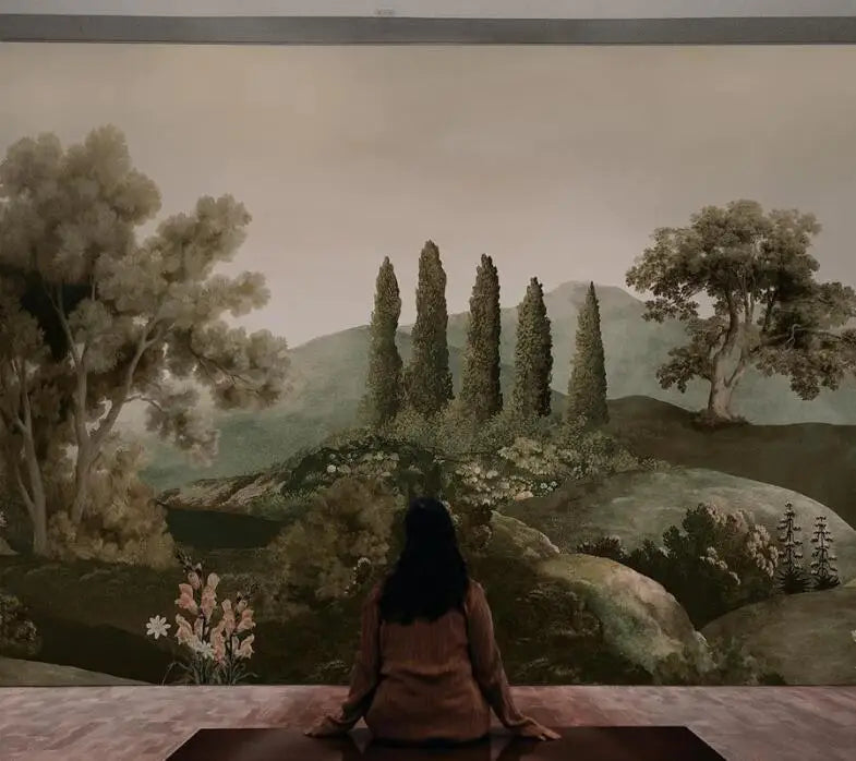 Custom Forest elk animals Wallpaper TV Background Modern landscape Mural for Living Room Painting Home decoration wall stickers