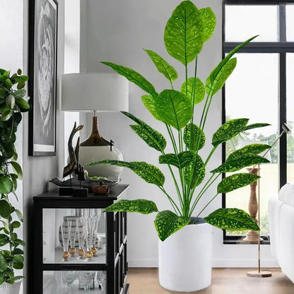 1pc 115cm Giant Artificial Plants Tree, No Pot Included, Realistic Full Lush Greenery Indoor Outdoor All-Season Decor for Home