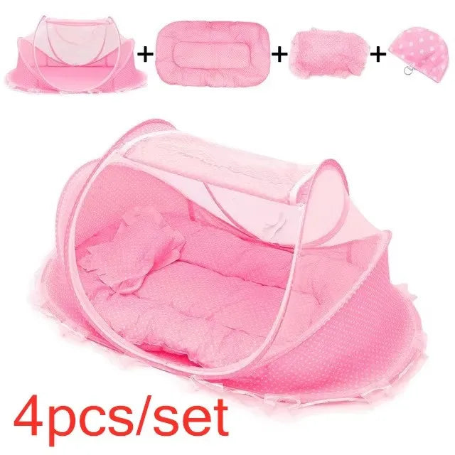 Baby Bedding Crib Netting Portable Foldable Sleeping Net Newborn Mosquito Tent Children Bed Tent Mosquito Net for Baby Crib