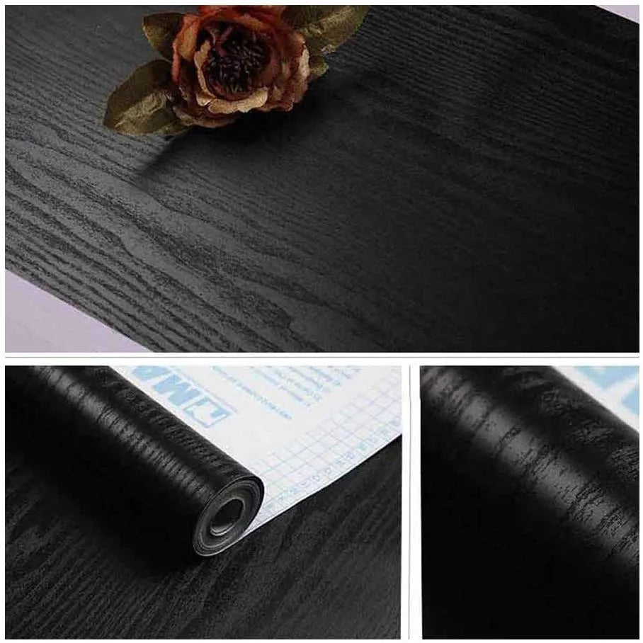 Wall Furniture Renovation Stickers Waterproof Moisture-proof Self-adhesive Paper Vinyl Wallpaper For Kitchen Cooktop Cabinets
