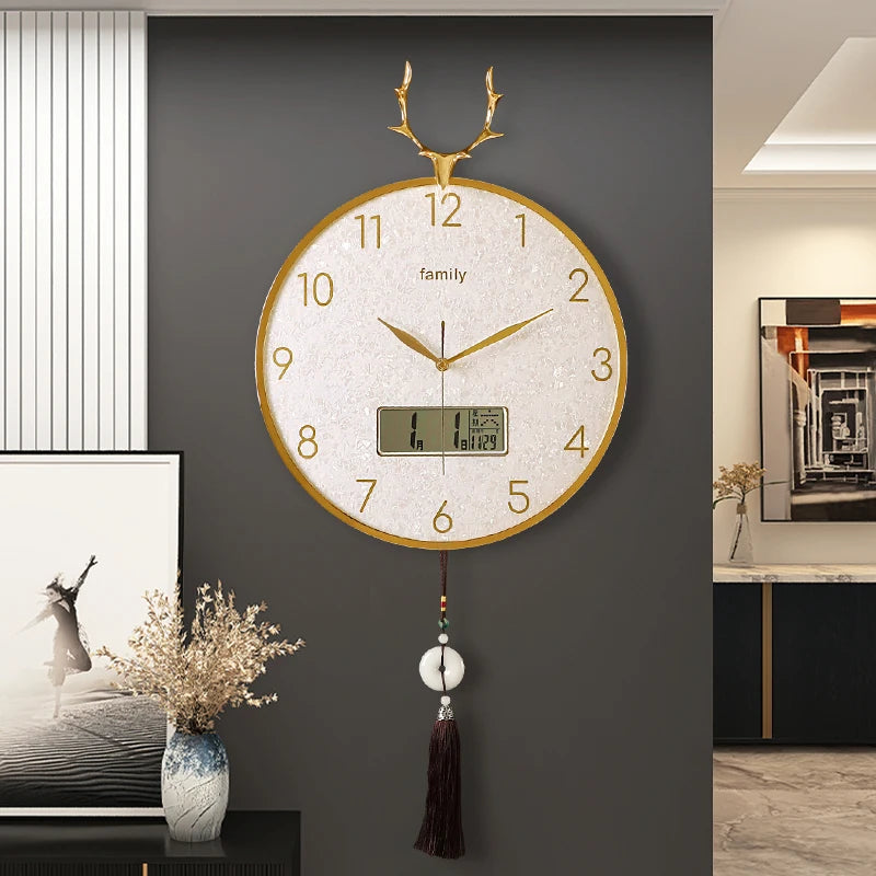 Chic Modern Wall Clock Hanging Art Round Classic Wall Clock Dining Room Plane Reloj De Pared Para Salon Decorativo Room Decor