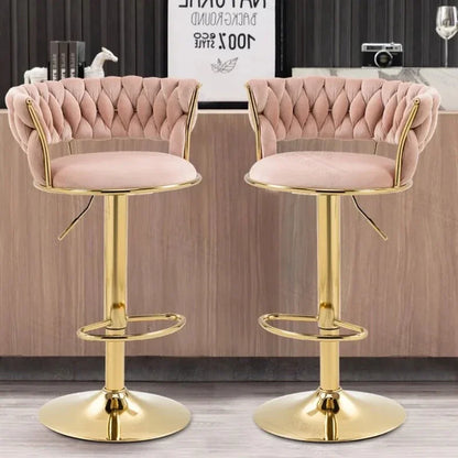 Modern Gold Legs Bar Stools Adjustable Height Italian Minimalist Bar Stools Ergonomic Designer Mama Sandalyesi Kitchen Furniture