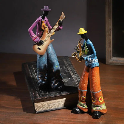 Wine Cabinet Decoration Western The Band Characters Retro Ornaments Niche European Home Living Room Porch Bookcase Furnishing