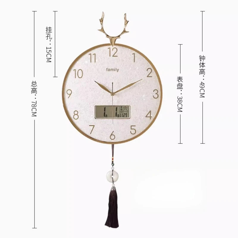 Chic Modern Wall Clock Hanging Art Round Classic Wall Clock Dining Room Plane Reloj De Pared Para Salon Decorativo Room Decor
