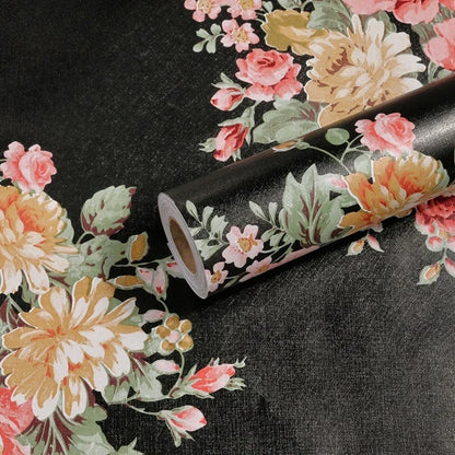 Home Decor Retro Floral Wallpaper Renovation of Bedroom and Living Room Decorative Walls