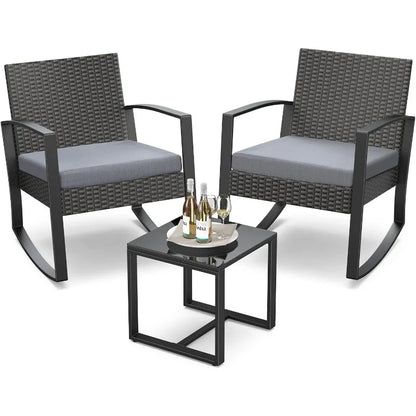 3-Piece Rocking Bistro Set