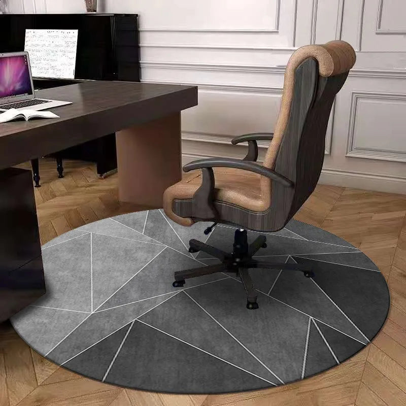 Modern Round Area Rug Minimalist Soft for Living Room Bedroom Study Room Decor Floor Mat Slip-resistant Wear-resistant Fashion