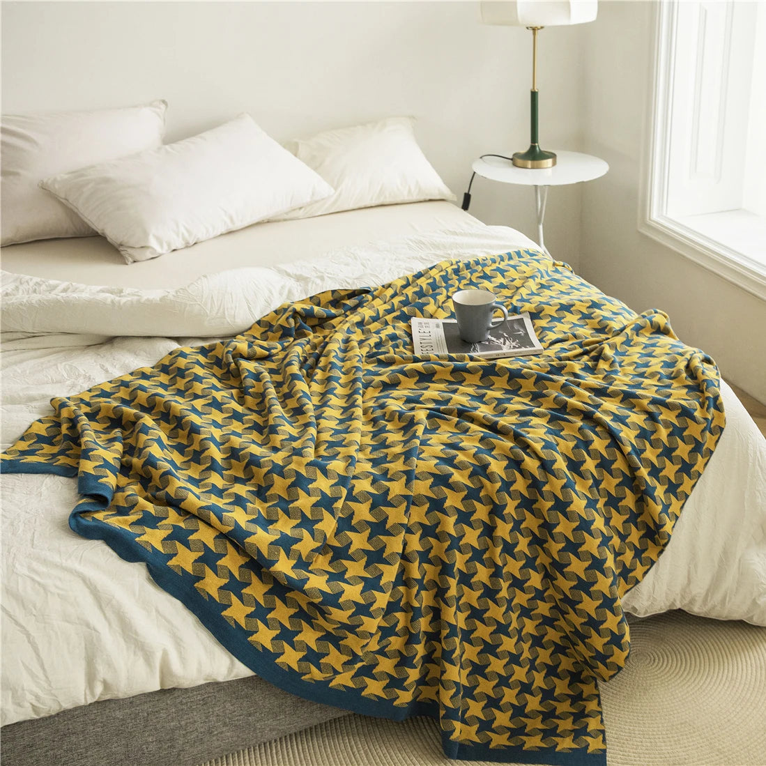 Cotton Throw Blanket Throws for Sofa Camping Bedding Home Decoration Travel Blanket Luxury Blanket
