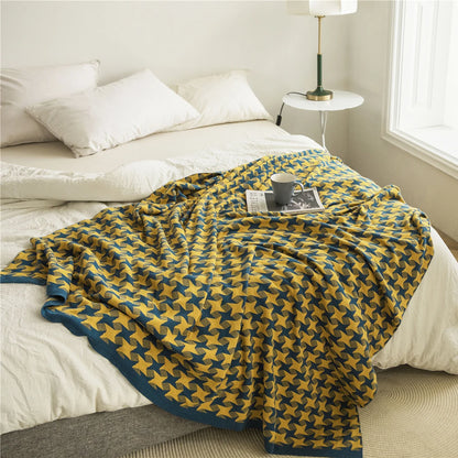 Cotton Throw Blanket Throws for Sofa Camping Bedding Home Decoration Travel Blanket Luxury Blanket