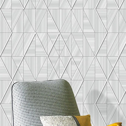 Contemporary Striped Wallpaper Roll, Waterproof Home Decoration for Living Room, Non Self-Adhesive Hotel Wall Commercial Use