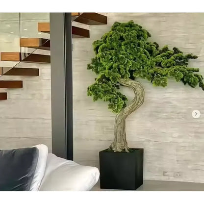 Custom Indoor Outdoor Landscape Project Big Trunk Artificial Plants Old Artificial Pine Tree Faux Willow Tree Fake Pine Tree