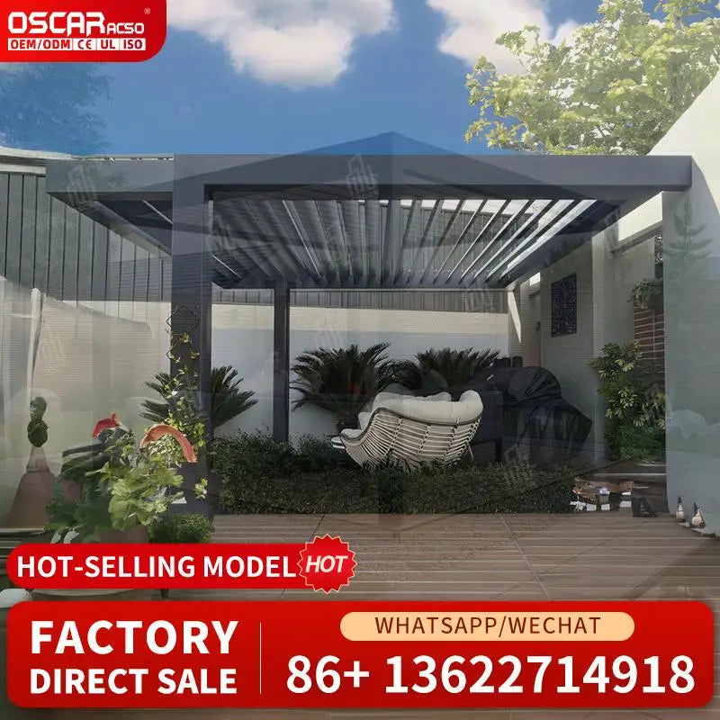 Outdoor Patio Furniture Sets Metal Pergola for Backyard Garden Balcony pergola