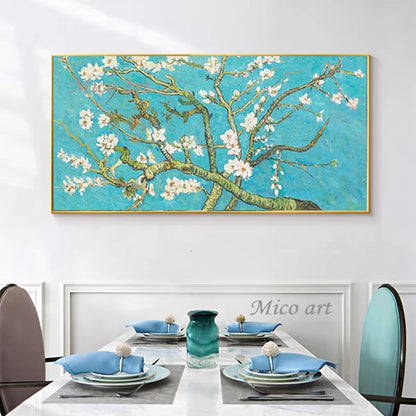 Modern 100% Hand Painted Sunflower Oil Painting Reproduction Canvas Wall Art Unframed Paintings Wall Picture Artwork Van Gogh