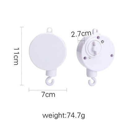 Crib Mobile Bed Bell Wooden Bracket Baby 0-12 Months Wooden Mobile Hanging Rattles Toy Holder Decorative Accessories Arm Bracket