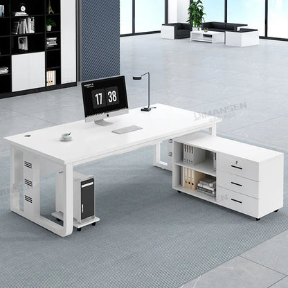 Interior Fashion Office Desk Luxury Designer Aesthetic Office Desk Universal Safe Mesa Ordenador Ornaments Home Furniture