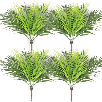 Artificial Tropical Plants 20.47 in Fake Palm Plant Branch Green Leaves for Home Garden Office Jungle Carnival Decoration