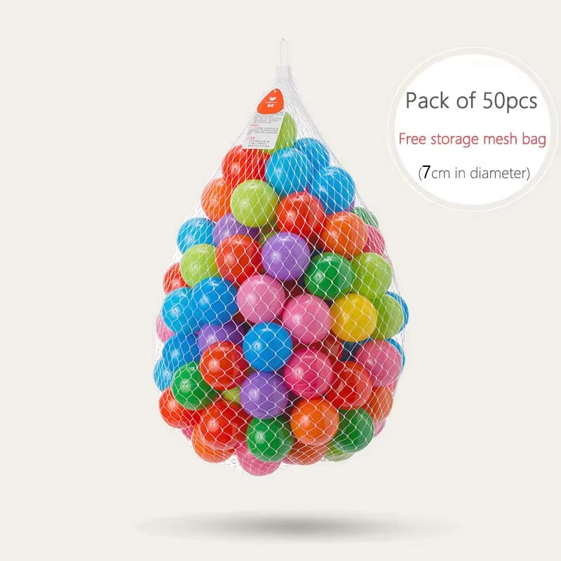 IMBABY Ocean Balls For Dry Pool Baby Playground 50/100pcs 5.5/7cm Ball For Playpen Children's Park Balls Baby Toy Colorful Soft