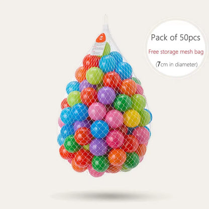 IMBABY Ocean Balls For Dry Pool Baby Playground 50/100pcs 5.5/7cm Ball For Playpen Children's Park Balls Baby Toy Colorful Soft