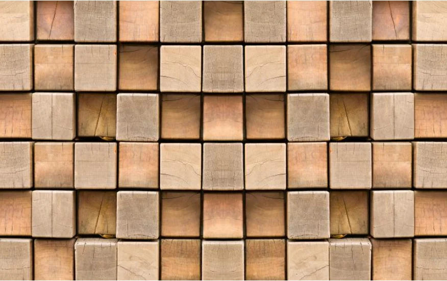 Custom wall paper 3D mural dark retro nostalgic wood stripe background wall photo living room bedroom TV background wallpaper