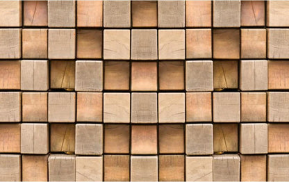 Custom wall paper 3D mural dark retro nostalgic wood stripe background wall photo living room bedroom TV background wallpaper