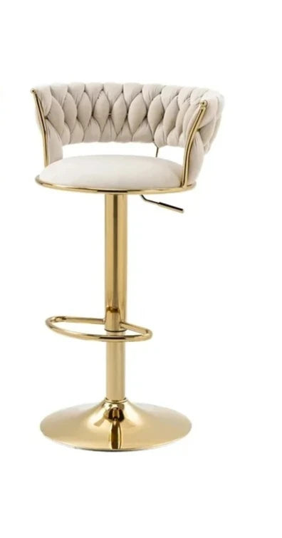 Modern Gold Legs Bar Stools Adjustable Height Italian Minimalist Bar Stools Ergonomic Designer Mama Sandalyesi Kitchen Furniture