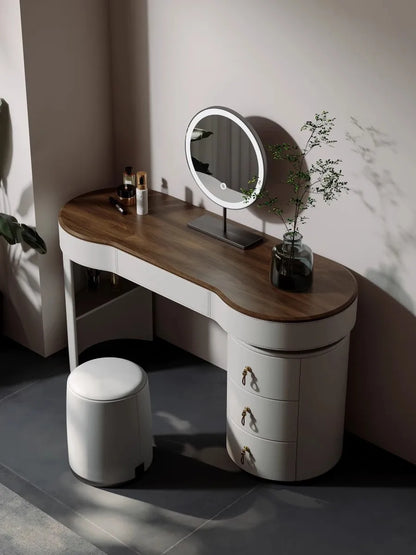 Nordic Rustic Dressing Tables Vintage Drawer Wooden Luxury Dressing Tables Classic Bedroom Penteadeira House Accessories
